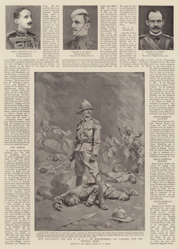 Jak porucznik honorowy R. H L J De Montmorency, 21. Lancers, zdobył Krzyż Wiktorii? autorstwa William T. Maud