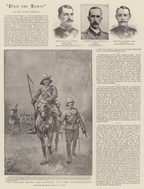 Jak szeregowiec Byrne, 21. Lancers, zdobył Krzyż Wiktorii autorstwa William T. Maud