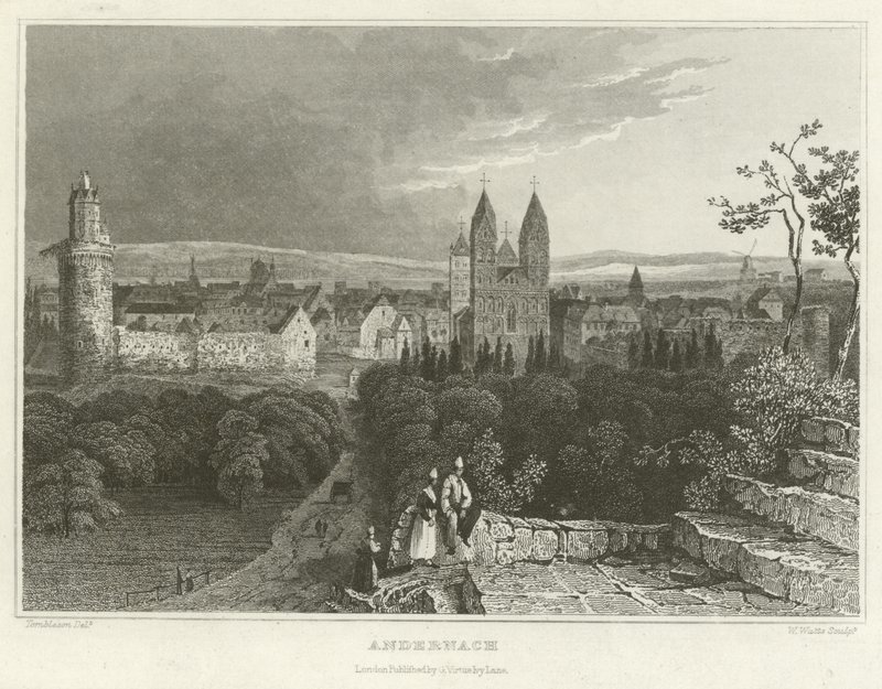 Andernach autorstwa William Tombleson