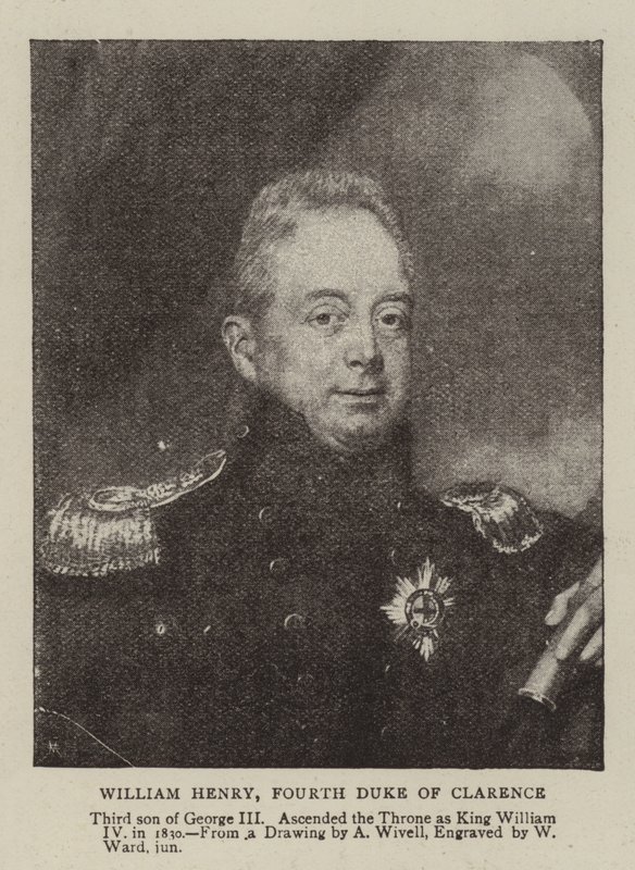 William Henry, czwarty książę Clarence autorstwa William Ward
