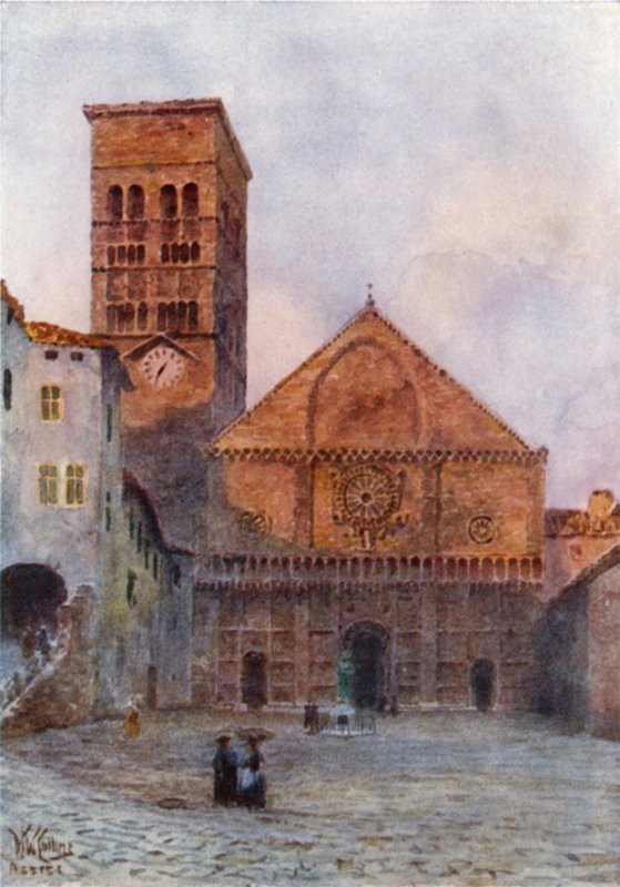 Asyż. Katedra (kolor lito) autorstwa William Wiehe Collins