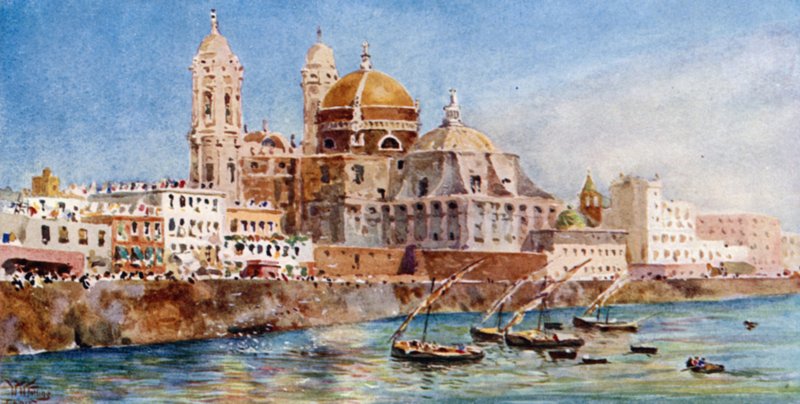 Cadiz (kolor lito) autorstwa William Wiehe Collins