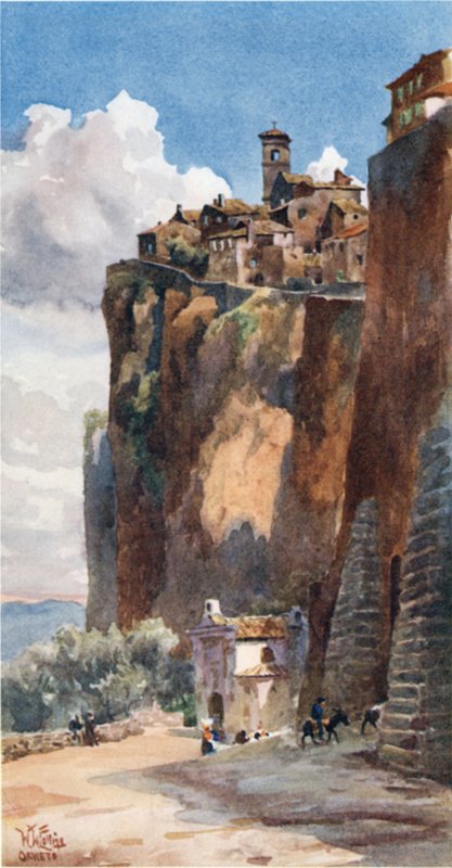 Orvieto. Porta Maggiore (kolor lito) autorstwa William Wiehe Collins