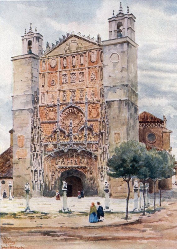 Valladolid, St. Paul (kolorowe zdjęcie) autorstwa William Wiehe Collins