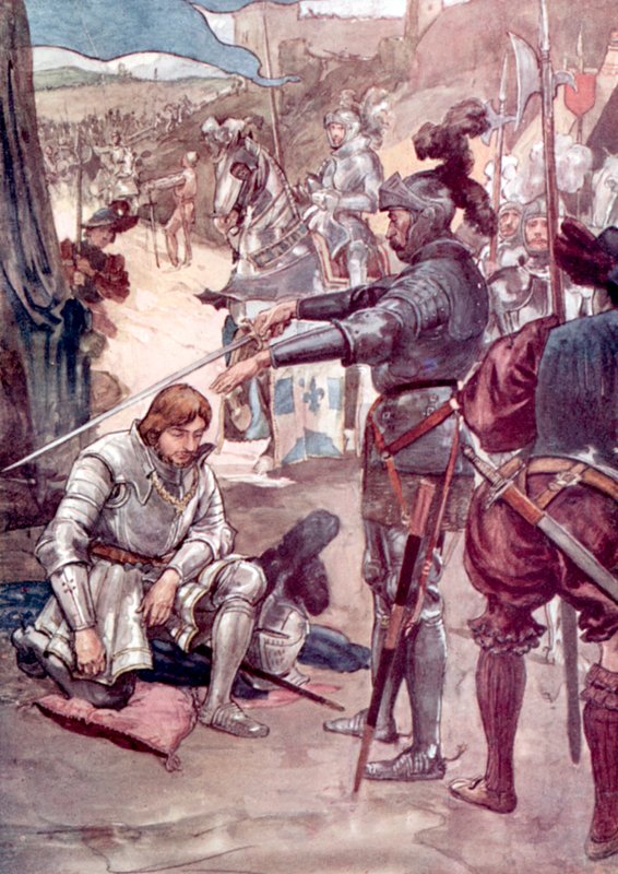 Król Franciszek I i Kawaler Bayard autorstwa William after Rainey