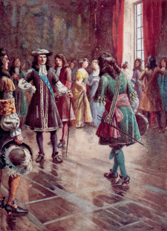 Król Ludwik XIV zlecił budowę zamku w Wersalu autorstwa William after Rainey