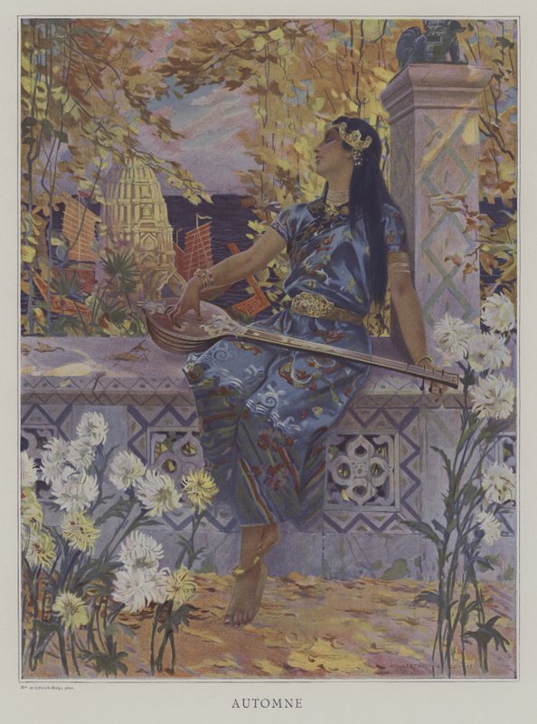 Automne (jesień) (kolor lito) autorstwa William de Leftwich (after) Dodge