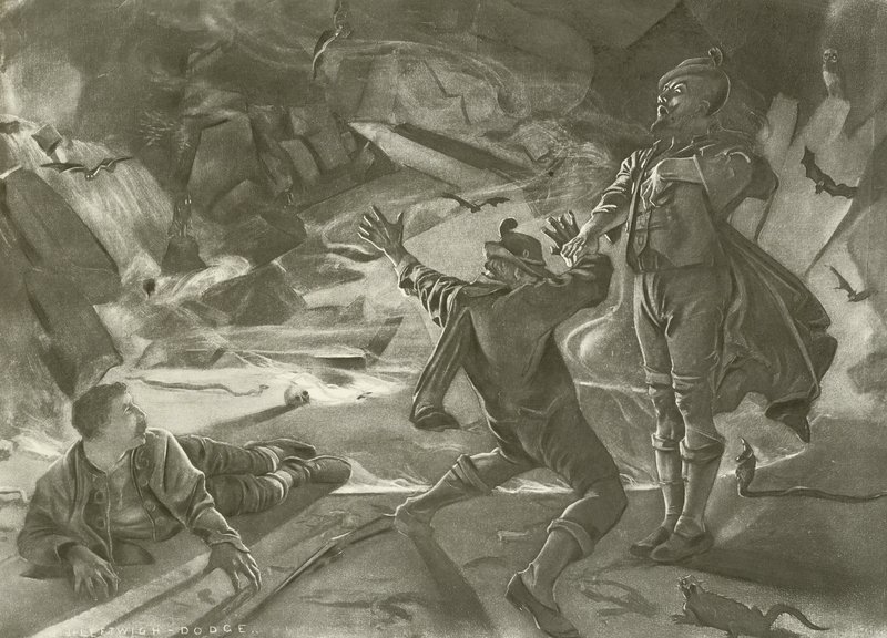 Der Freischutz, akt II ostatnia scena (wklęsłodruk) autorstwa William de Leftwich Dodge