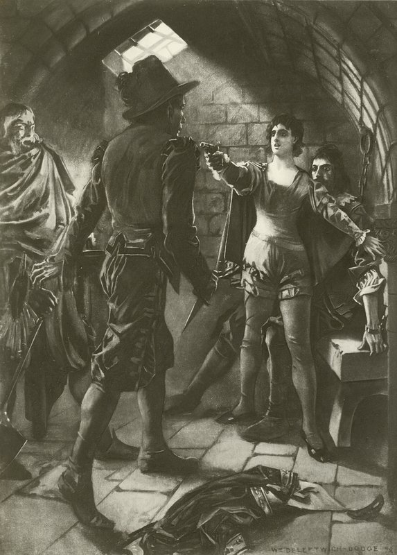 Fidelio, akt II scena III (wklęsłodruk) autorstwa William de Leftwich Dodge