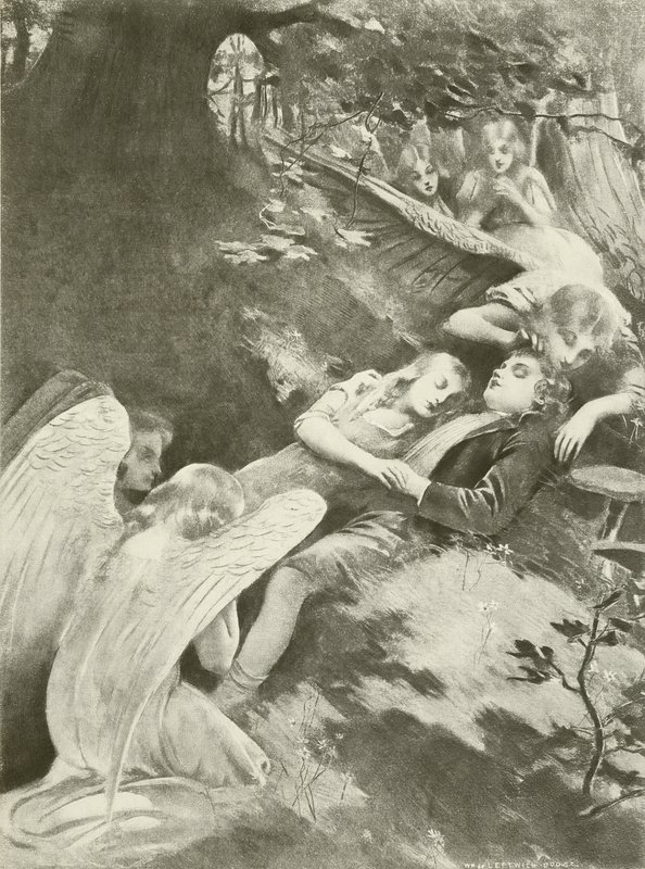 Jaś i Małgosia, akt II scena ii (wklęsłodruk) autorstwa William de Leftwich Dodge