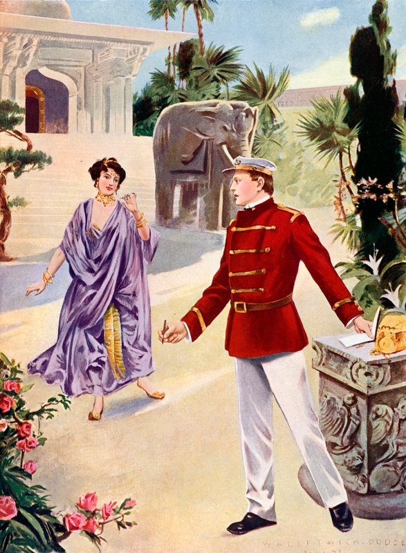 Lakme, Akt I scena x autorstwa William de Leftwich Dodge