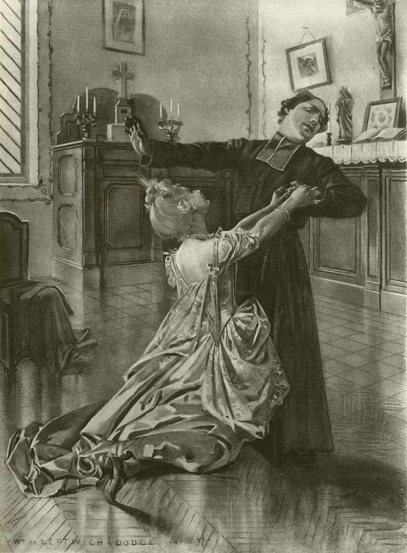 Manon, akt III scena III (grawiura) autorstwa William de Leftwich Dodge