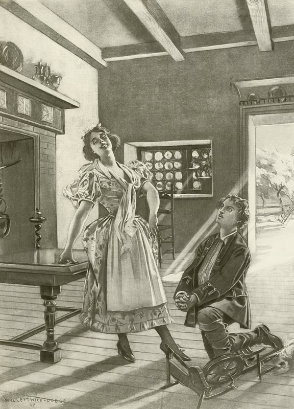 Marta, akt III scena VI (wklęsłodruk) autorstwa William de Leftwich Dodge