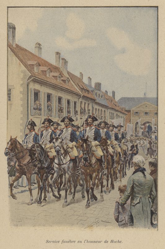 Procesja pogrzebowa francuskiego generała Lazare Hoche, 1797 autorstwa after Paris