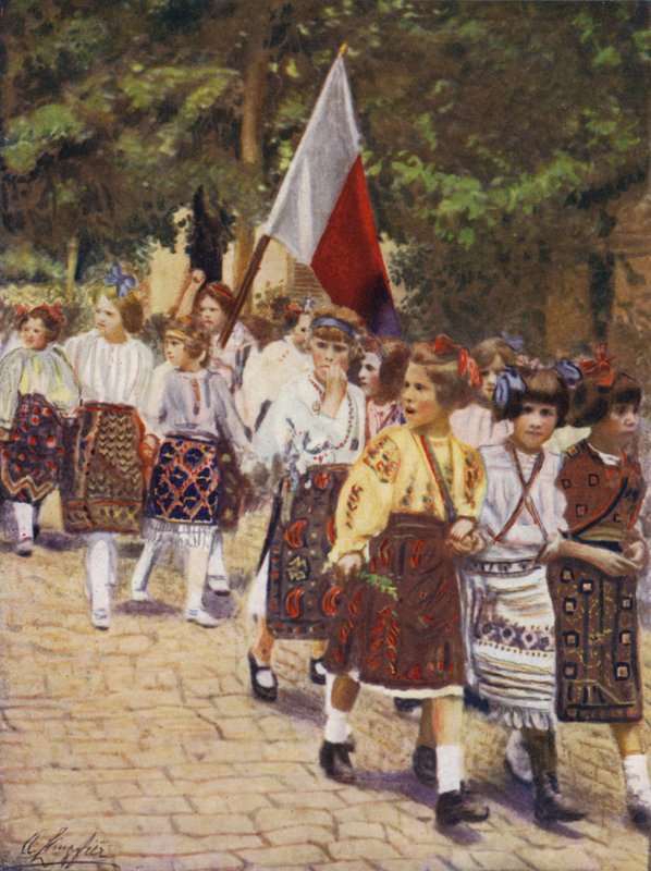 Dzień Niepodległości w Bukareszcie autorstwa after A. Langfier