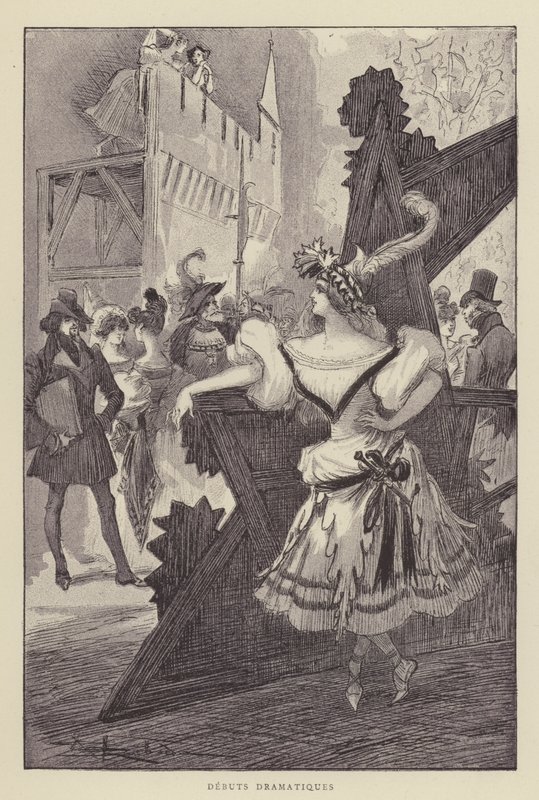 Debiuty dramatyczne autorstwa after Albert Robida
