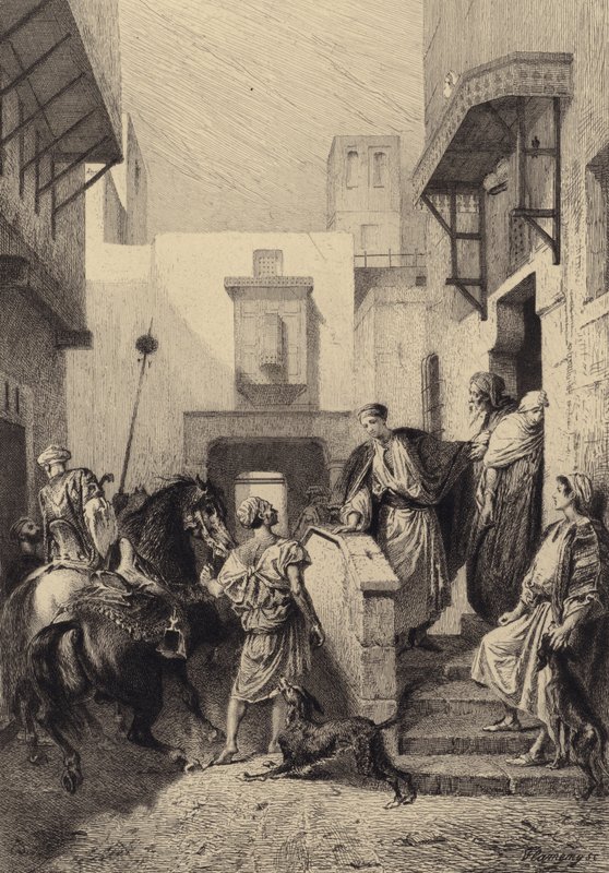 Odejście syna marnotrawnego autorstwa after Albert Robida