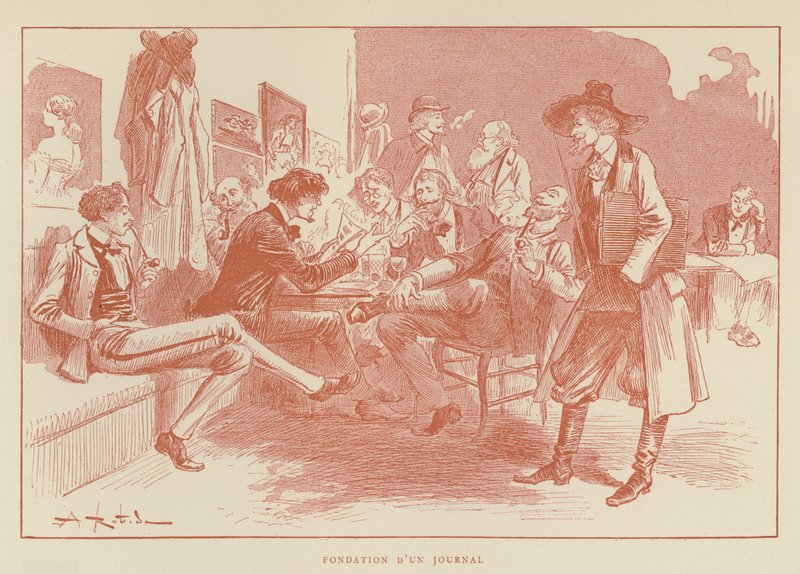 Założenie czasopisma autorstwa after Albert Robida