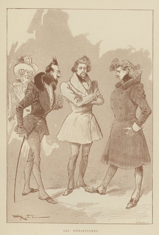 Romantycy autorstwa after Albert Robida