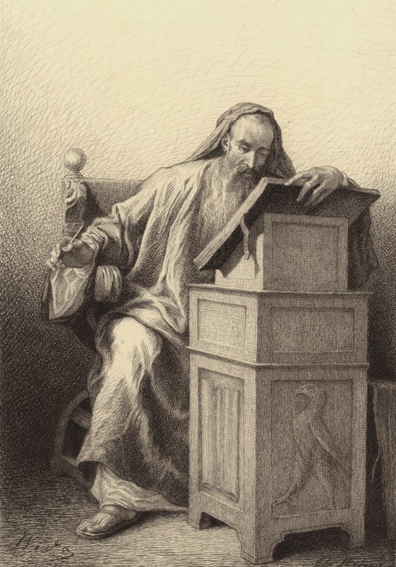 Święty Jan autorstwa after Albert Robida