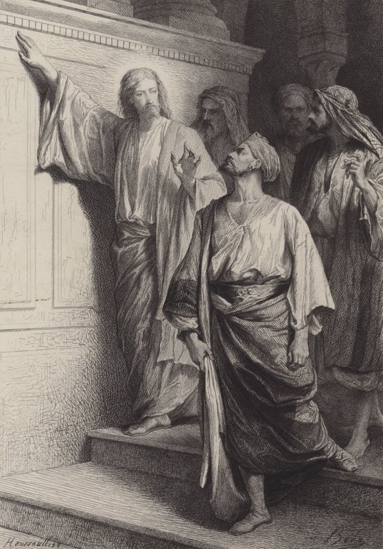 Powołanie św. Mateusza autorstwa after Albert Robida