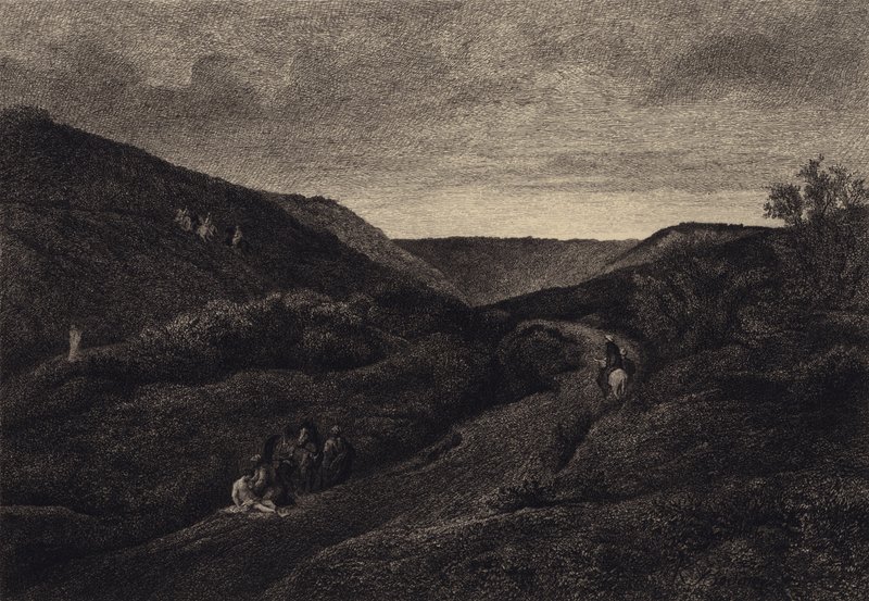 Dobry Samarytanin autorstwa after Albert Robida