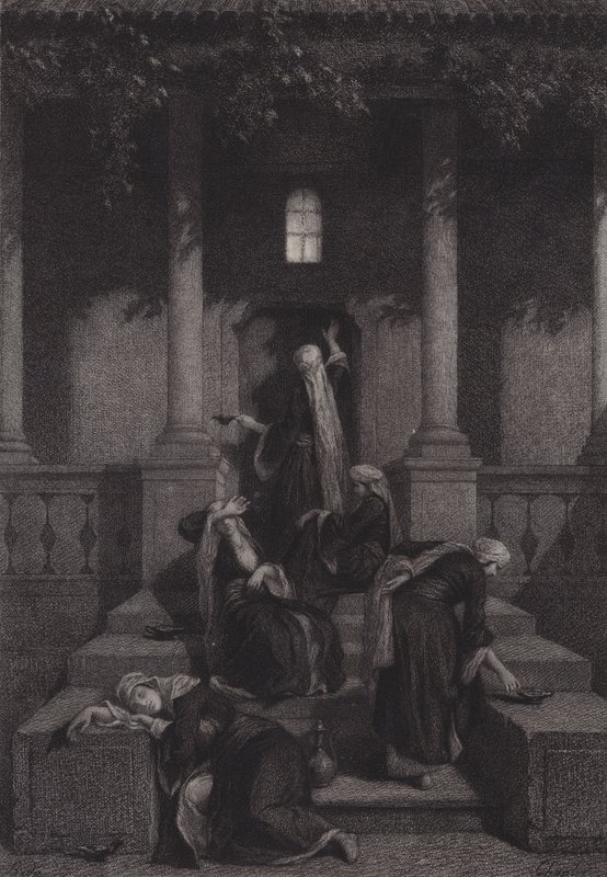 Panny mądre i głupie autorstwa after Albert Robida