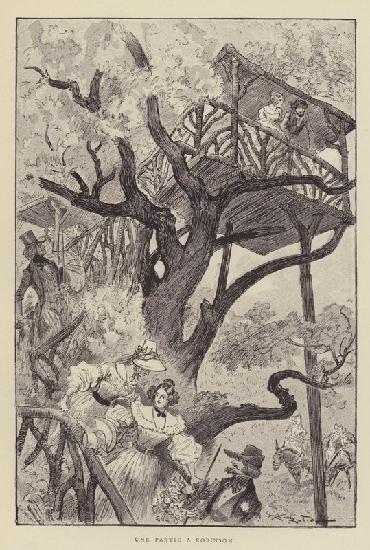 Część A Robinson autorstwa after Albert Robida