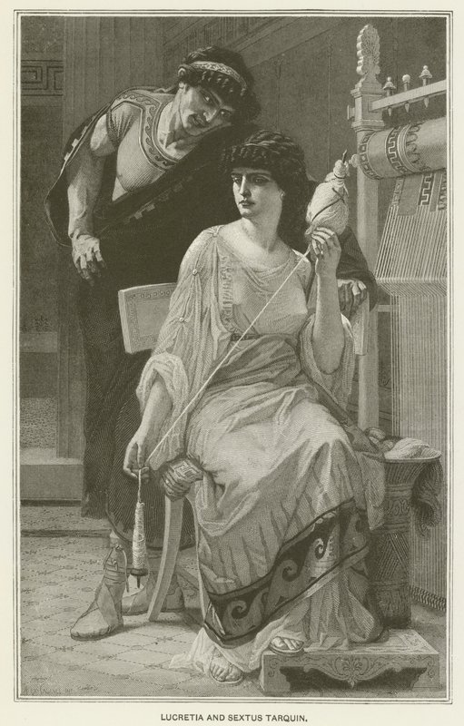 Lukrecja i Sekstus Tarquin autorstwa after Alexandre Cabanel