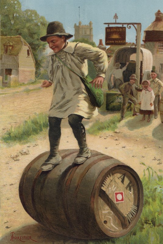 Niebezpieczny sport (chromolitho) autorstwa after Amedee Forestier