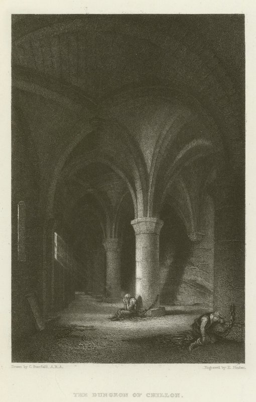 Lochy Chillon autorstwa after C. Stanfield