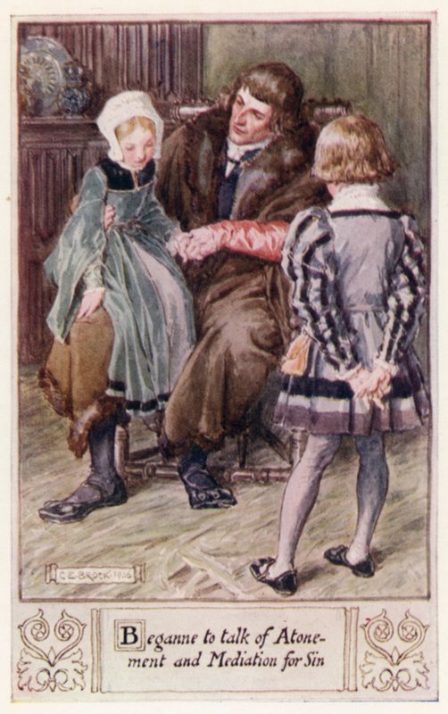 Zacząłem mówić o pokucie i pośrednictwie za grzech autorstwa after Charles Edmund Brock