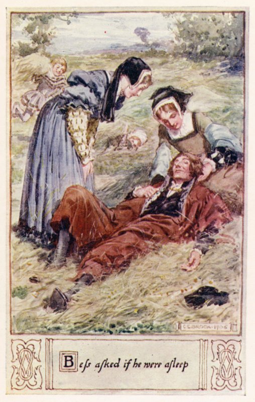 Bess zapytała, czy śpi autorstwa after Charles Edmund Brock