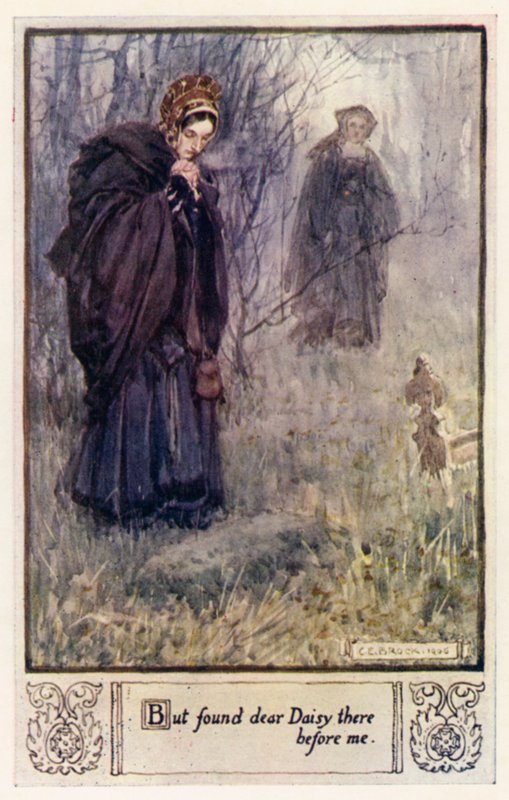Ale znalazłem tam przed sobą kochaną Daisy autorstwa after Charles Edmund Brock