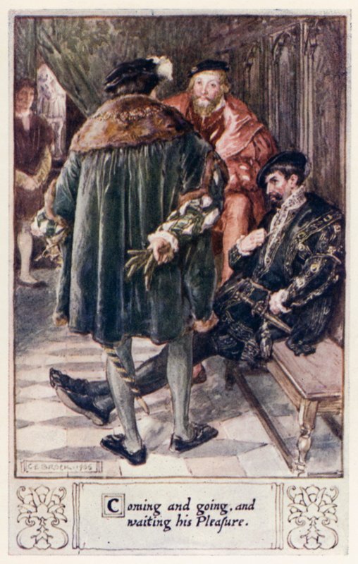 Przychodzi i odchodzi, i czeka na swoją przyjemność autorstwa after Charles Edmund Brock