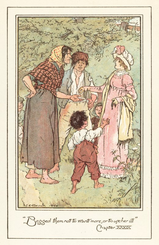Ilustracja do Jane Austens Emma autorstwa after Charles Edmund Brock