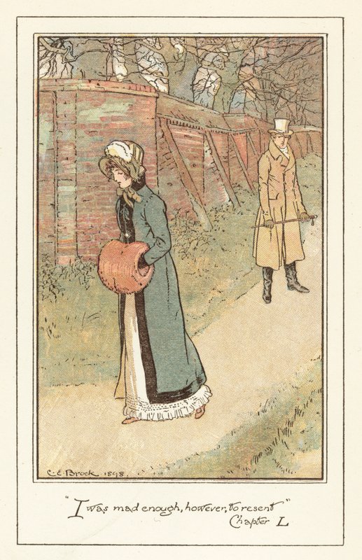Ilustracja do Jane Austens Emma autorstwa after Charles Edmund Brock