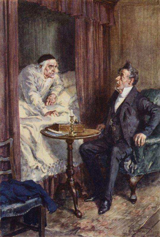 Ilustracja dla Martina Chuzzlewita autorstwa after Charles Edmund Brock