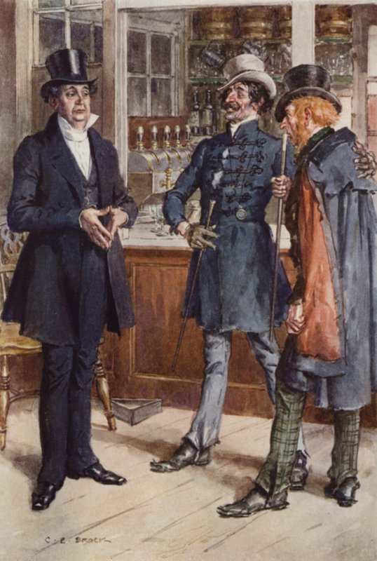 Ilustracja dla Martina Chuzzlewita autorstwa after Charles Edmund Brock