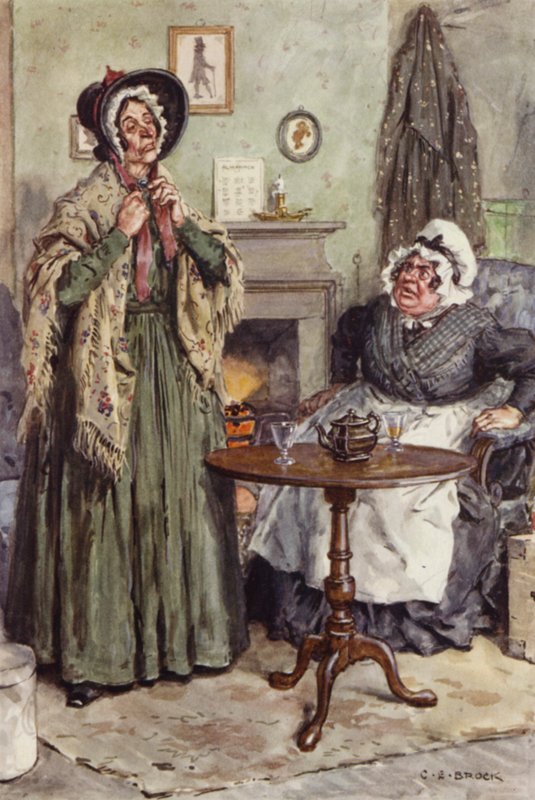 Ilustracja dla Martina Chuzzlewita autorstwa after Charles Edmund Brock