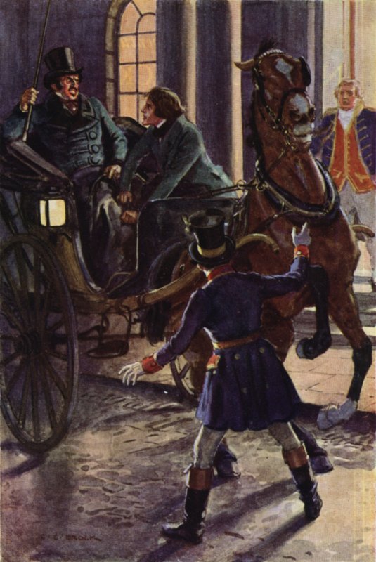 Ilustracja do Mikołaja Nickleby autorstwa after Charles Edmund Brock