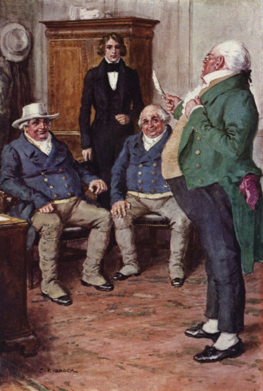 Ilustracja do Mikołaja Nickleby autorstwa after Charles Edmund Brock