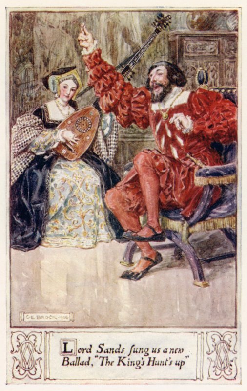 Lord Sands zaśpiewał nam nową Balladę The Kings Hunts up autorstwa after Charles Edmund Brock