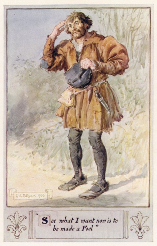 Więc teraz chcę zostać głupcem autorstwa after Charles Edmund Brock