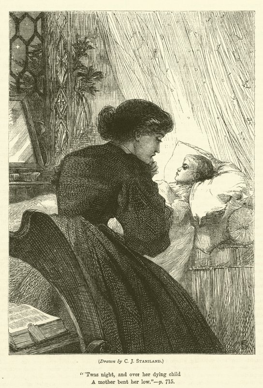 Umierające dziecko autorstwa after Charles J. Staniland