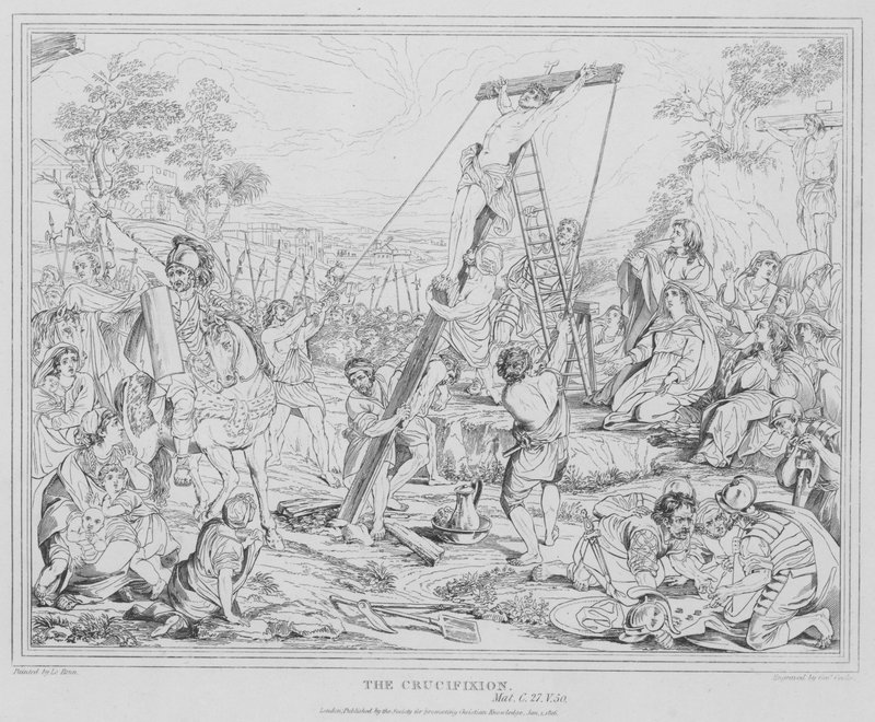 Ukrzyżowanie, Mateusz autorstwa after Charles Le Brun