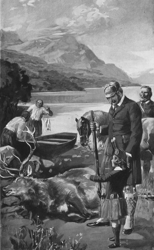 Książę Walii jako młody góral autorstwa after Charles Mills Sheldon