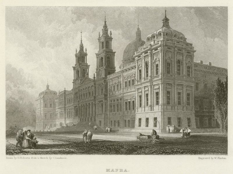 Mafra autorstwa after David Roberts