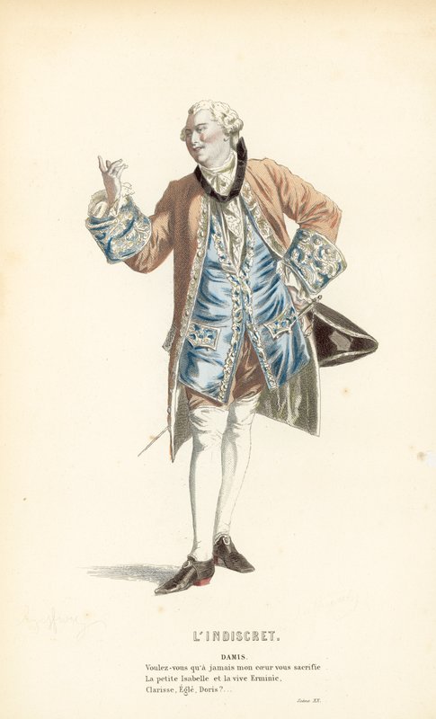 LINdiscret, Damis autorstwa after Edmond A.F. Geffroy