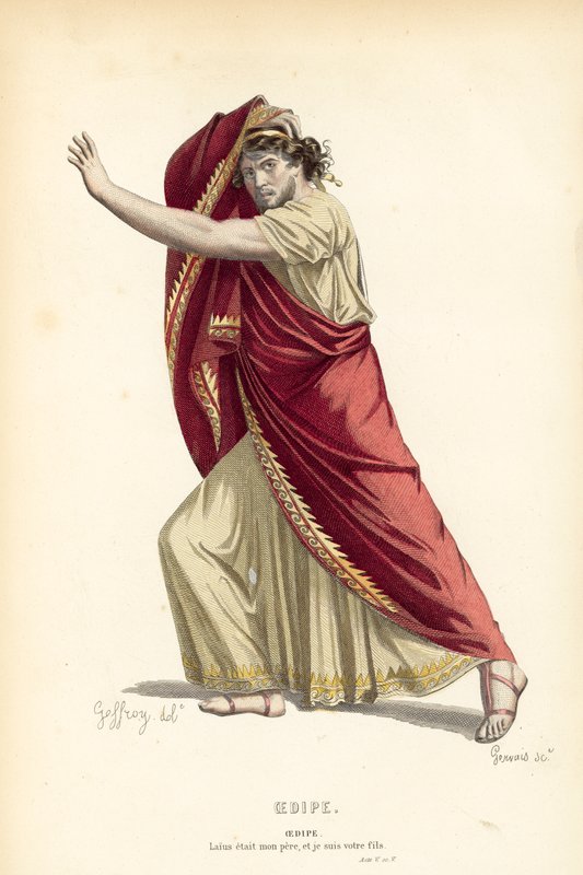 Edyp autorstwa after Edmond A.F. Geffroy